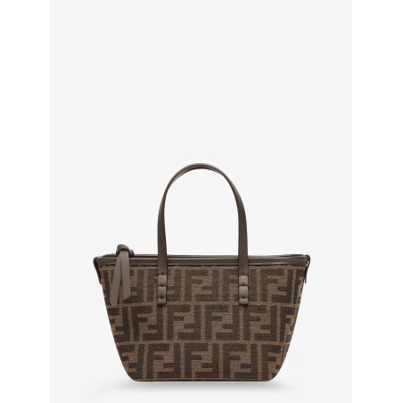 Mini Roll FF jacquard fabric crossbody bag