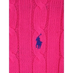 Cotton sweater with embroidered logo on the front