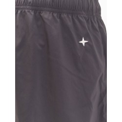 Nylon Bermuda shorts with embroidered logo on the back