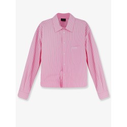 Folded striped cotton shirt