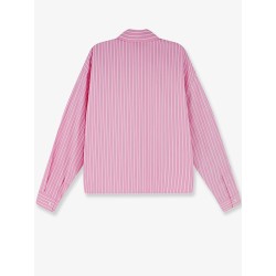Folded striped cotton shirt