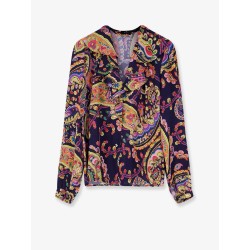 Multicolor viscose shirt