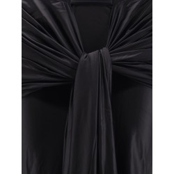 Shiny microfiber skirt with satin effect