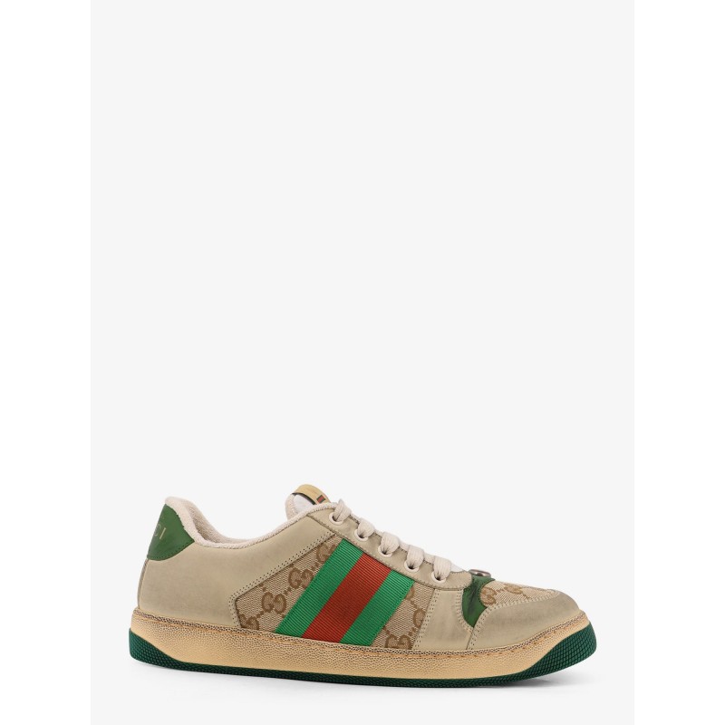 Screener GG vintage leather low-top sneakers