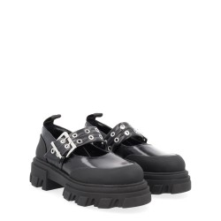 BALLERINA WITH LOGO BUCKLE