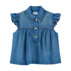 SLEEVELESS TOP WITH COLLAR