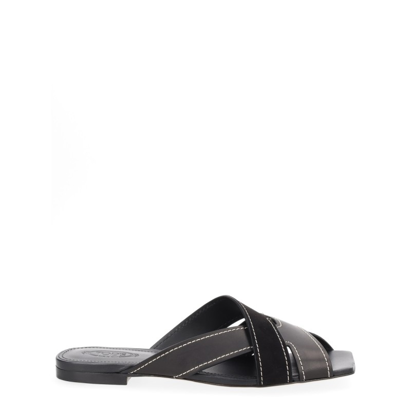 CROSS-STRAP SANDAL
