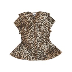 SLEEVELESS SHIRT WITH PRINT