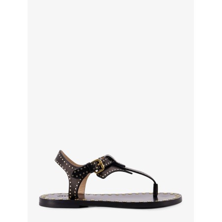 Joonya low leather sandals