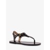 Joonya low leather sandals
