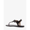 Joonya low leather sandals