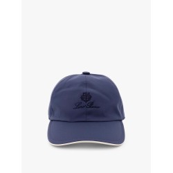 Hat with embroidered logo