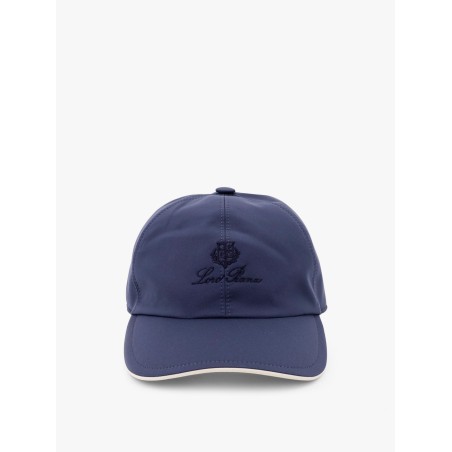 Hat with embroidered logo