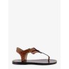Joonya flat leather sandals