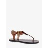 Joonya flat leather sandals