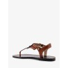 Joonya flat leather sandals