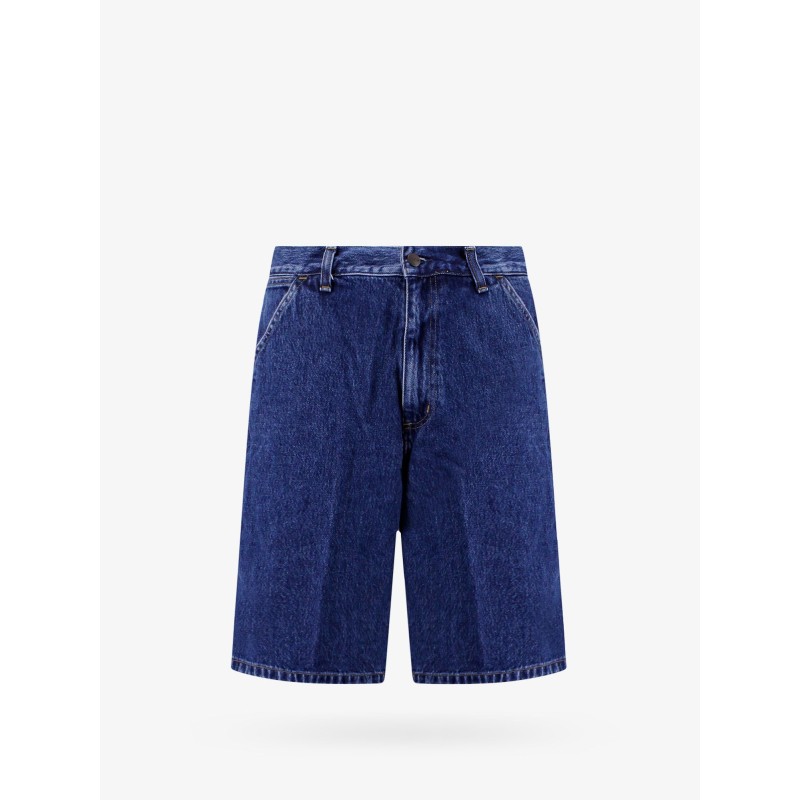 Blue denim bermuda shorts