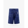 Blue denim bermuda shorts