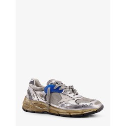 Mesh and leather sneakers with side logo