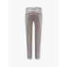 Stretch virgin wool trousers