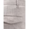 Stretch virgin wool trousers