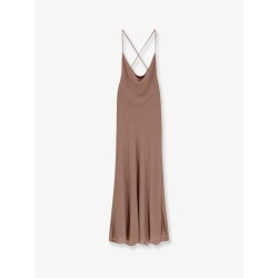 Farro long dress with rhinestones