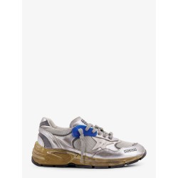 Running Dad mesh and leather sneakers with logo on the side