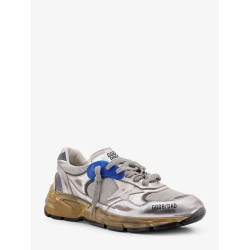 Running Dad mesh and leather sneakers with logo on the side