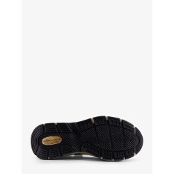 Running Dad mesh and leather sneakers with logo on the side