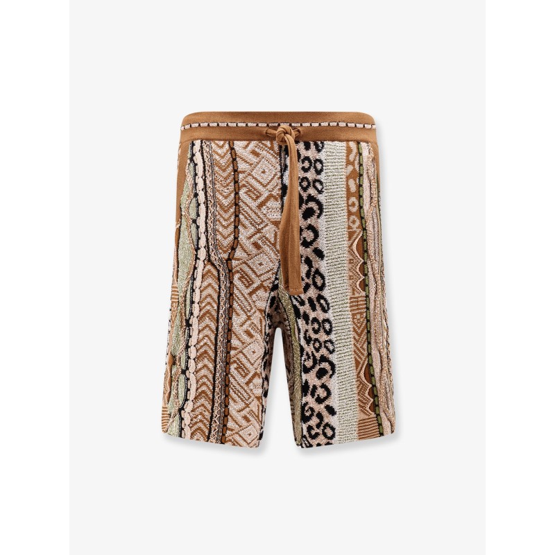 Cotton blend bermuda shorts