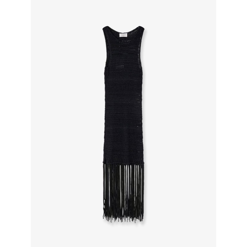 Viscose and recycled polyester dress