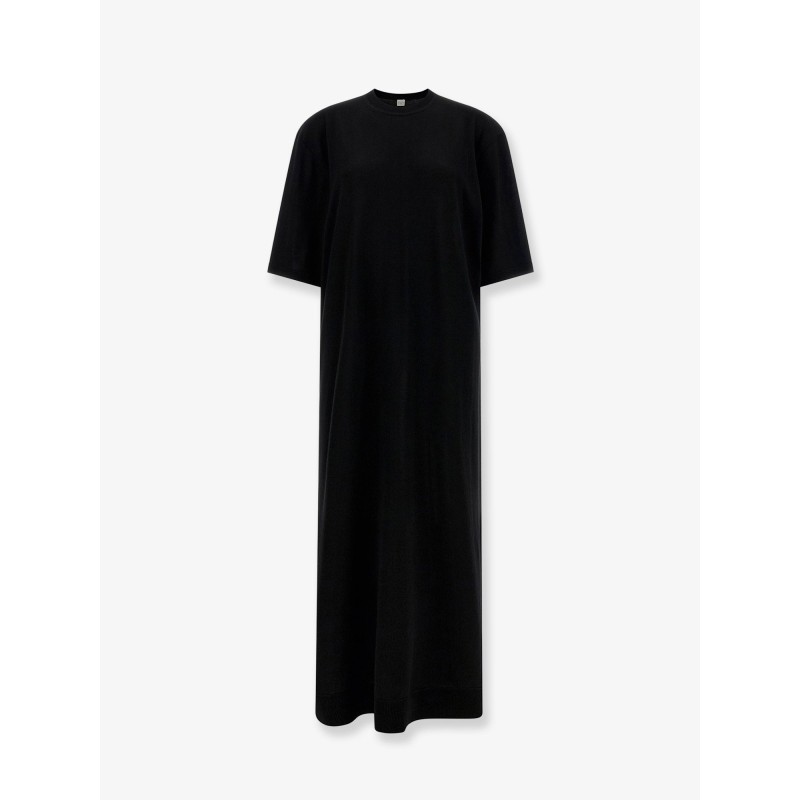 Long merino wool dress
