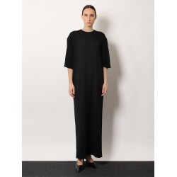 Long merino wool dress