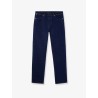 Stretch Indigo Denim-Rinsed Jeans