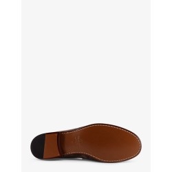 Suede loafers with metal VLogo Signature