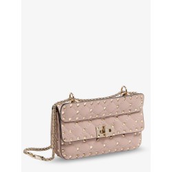 Rockstud Spike leathercrossbody bag with iconic all-over studs