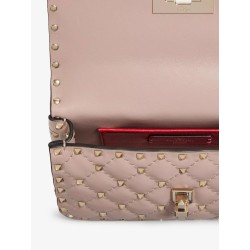 Rockstud Spike leathercrossbody bag with iconic all-over studs