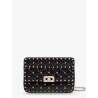 Rockstud Spike leather crossbody bag with iconic all-over studs