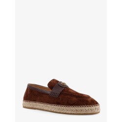 Suede espadrilles with VLogo Signature