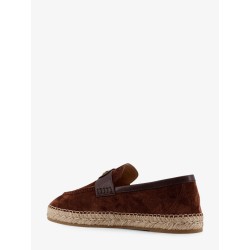 Suede espadrilles with VLogo Signature