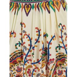 Multicolor cotton skirt
