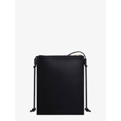 Sharp leather crossbody with logo on the front