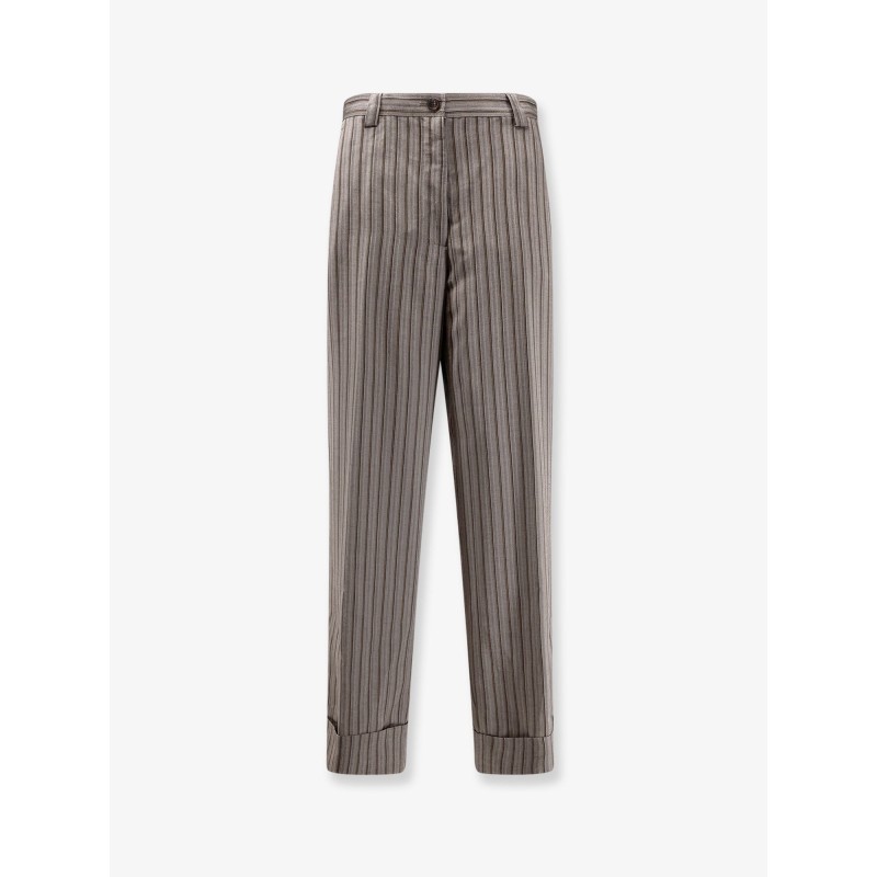 Pakora viscose trousers with striped motif