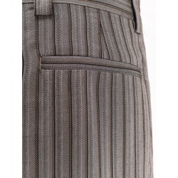 Pakora viscose trousers with striped motif