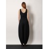 Round virgin wool jumpsuit