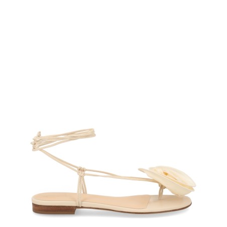 SANDAL WITH SILK FLOWER