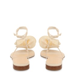 SANDAL WITH SILK FLOWER
