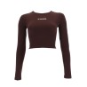 CROPPED TOP WITH LOGO
