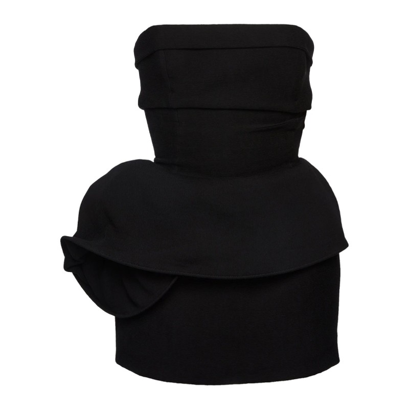 MINI DRESS WITH DRAPE