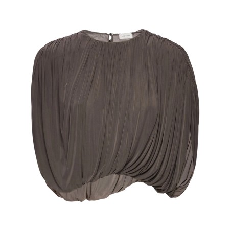 DRAPED CUPRO TOP